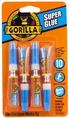  Gorilla Original Gorilla Glue, Waterproof Polyurethane Glue, 4  Ounce Bottle, Brown, (Pack of 1) : Industrial & Scientific