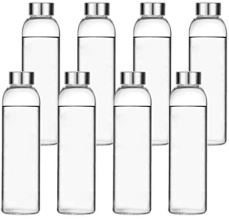 WERTIOO 10 oz Glass Juice Bottles, 24 Pack Glass Water Bottles with Caps  Square Drink Bottles with L…See more WERTIOO 10 oz Glass Juice Bottles, 24