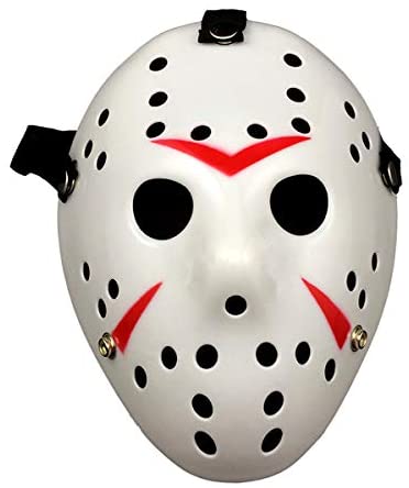 HugOutdoor Metal Halloween Cosplay Scary Jason Mask, Masquerade Party Costume Props Horror Mask Suitable for Collection