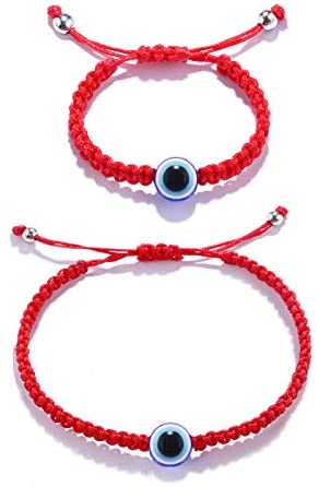 Wholesale SUNNYCLUE 1 Box 240Pcs 6 String Evil Eye Bracelets