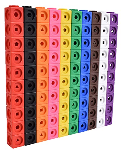 MIKNEKE Montessori Number Counting Peg Board, Wooden Math