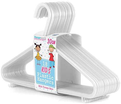 Neaties 10pk Made in USA Baby Hangers, Kids Hangers for Children's  Clothes, Toddler Outfits and Clothing, 20 50 100 Pack Available