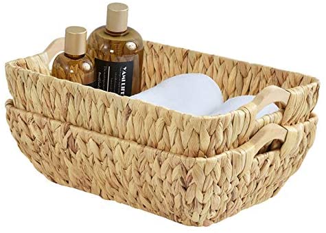 Excellerations® Wicker Shelf with Two Large Baskets