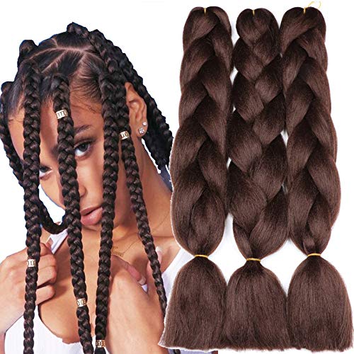 Wholesale Original Jumbo Braids Hair Extension 3pcs Pure 4# Color dark  brown 24inch 100g/pc For Twist Box Braiding Hair (4#) : Beauty & Personal  Care | Supply Leader — Wholesale Supply