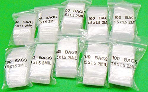 Small Plastic Bags, 400 PCS Mini Baggies, 4 Assorted Sizes, Transparent  Jewelry