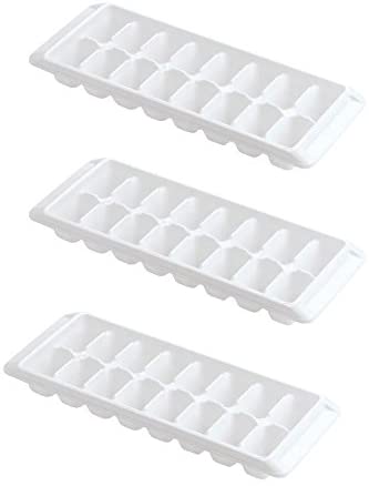 Rubbermaid Ice Cube Tray (3 Pack, White)