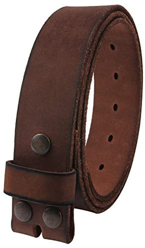 WOLFANT Full Grain Leather Belt,100% Italian Real Solid Leather