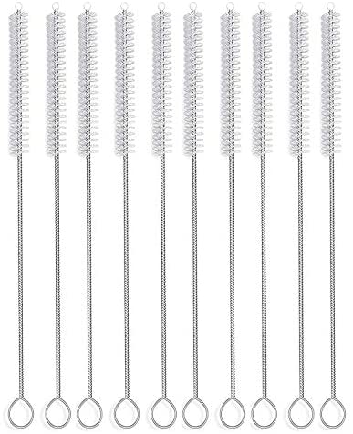 AORZOV Straw Cleaner Brush Set, 8 Inch Bottle Cleaning Brushes and Nylon  Pipe Tube Brush Kit with an Allen Wrench, Small Bottle Brushes for Cleaning