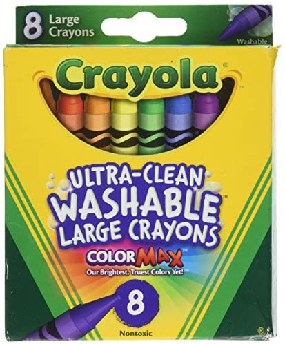 Jar Melo Washable Crayons Non Toxic Crayons Bulk Kids Creative Painting  Crayons for Toddlers School Art Supplies Children Gift Coloring Pen Easy to  Hold Large Crayons