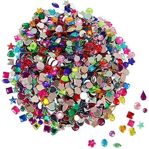  Allstarco Small Assorted Colors Bedazzler Rhinestones - 150  Pieces