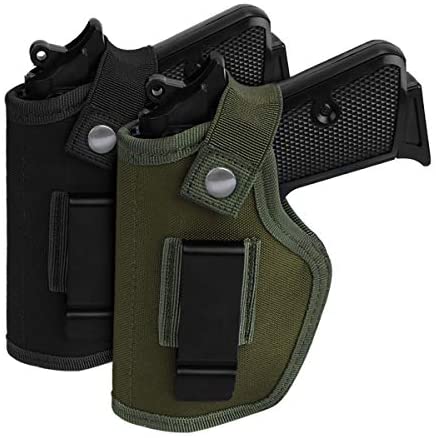  Concealed Carry Gun Holster, FINPAC Left-Handed IWB 9mm Airsoft  Holsters, Belt Attachment Pistol Magazine Holster for Men Women, Fits for  Glock 17,19,26,27,42,43 M&P Shield Handguns, Black : Sports & Outdoors
