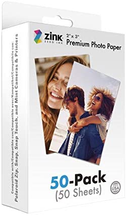 Canon Ivy Mini Photo Printer for Smartphones (Mint Green) & Zink™ Sticky  Back Photo Paper Pack (100 Sheets) & Zink Photo Paper Pack, 50 Sheets