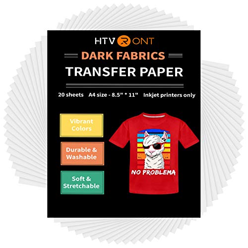 MECOLOUR Heat Transfer Paper for Light T Shirts,50 Sheets Iron on