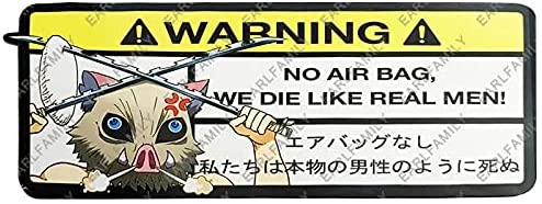 EARLFAMILY 51 Anime Girl WARNING Car Stickers Windshield Decor  CDE