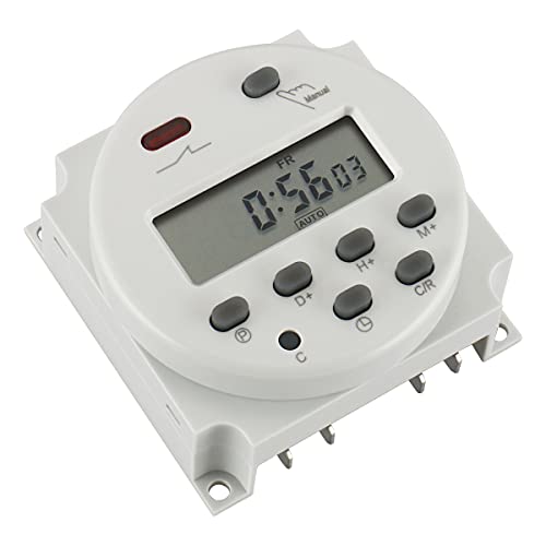 Control Power Timer Switch, Digital LCD Power Programmable Timer Time  Switch Relay Tm163 Three Phases 380V Smart Weekly Programmable Time Relay  Limit Switches: : Tools & Home Improvement