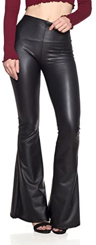 Cemi Ceri Women's Faux Leather Tank Thong Bodysuit, X-Small, Black