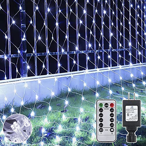 RGB Net Lights, Color Changing Outdoor LED Mesh Lights, 14.8X4.9Ft