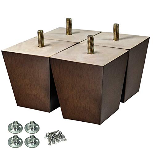 6 inch square furniture legs