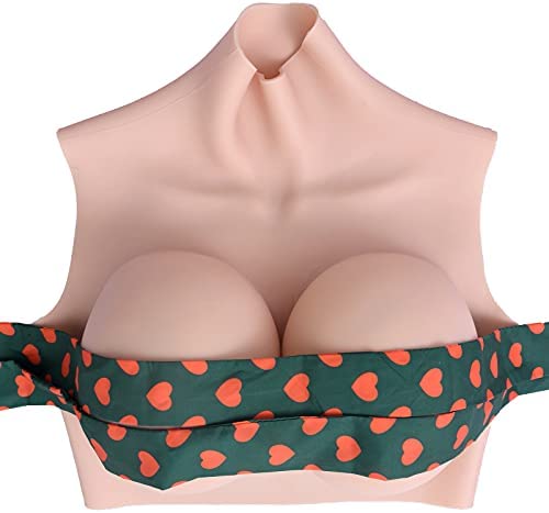 Large Size No Oil Silicone Breast Forms Fake Boobs D Cup For Transgender  Cosplay 