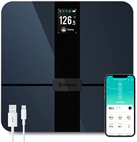  ABLEGRID Body Fat Scale,Smart WiFi Digital Bathroom