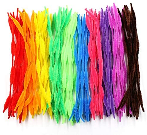  TOAOB 100pcs Pipe Cleaners Light Pink Pipe Cleaners Chenille  Stems 6mm x 12 Inch Pipe Cleaners Craft Supplies for Art DIY Crafts  Decorations : Arts, Crafts & Sewing