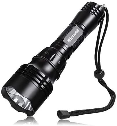 Alonefire DV02 XML T6 LED Yellow light Dive flashlight