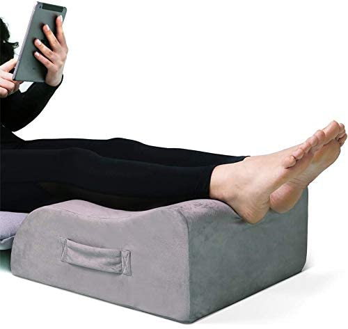 High Density Foam Leg Cushion for Leg Rise, Comfort - Legs, Knee, Ankle  Support and Raise Pillow, Surgery, Injuries, Rest