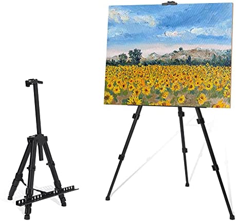 Adjustable Height Painting Easel with Bag - Table Top Art Drawing