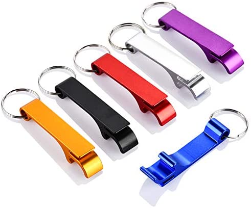 Manual Easy Can Opener, 6 Pack Colorful Soda Beer Can Opener & Beverage Can  Cover Protector, Premium Plastic Shields Can Openers for Pop, Coke, Beer