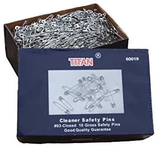  Large Safety Pins, 4 And 3 Heavy Duty Safety Pins