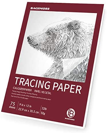 Tracing Paper Roll 12In X 55Yd White Trace Paper Roll Translucent Tracing  Paper