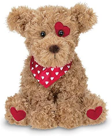 Bearington Hogan Plush Australian Shepherd Stuffed Animal Puppy Dog, 13 Inches