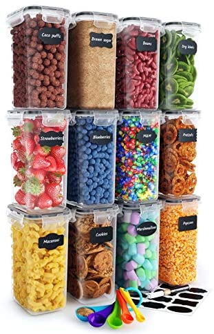 Ogrmar Airtight Food Storage Containers Set with lids,42 Pcs Plastic Kitchen and Pantry organization,bpa Free Storage Contain