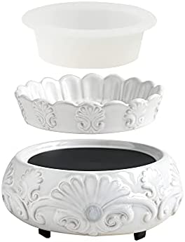 nawaza Ceramic Wax Melt Warmer,Candle Wax Warmer,2-in-1 Electric Wax Melter  and