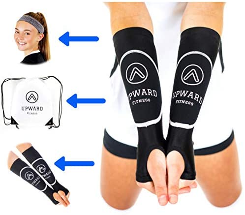 1 Pair Volleyball Arm Sleeves, Volleyball Compression Sleeves