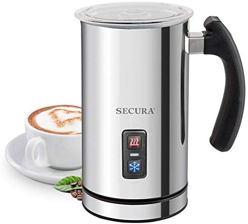 Starument Electric Milk Frother - Automatic Milk Foamer & Heater for  Coffee, Latte, Cappuccino, Other Creamy Drinks - 4 Settings for Cold Foam,  Airy