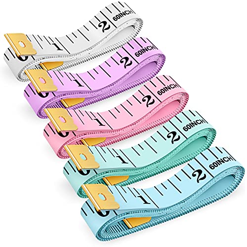 Edtape 2PCS Measuring Tape for Body,Soft Tape Measure for Body Pink,Purple
