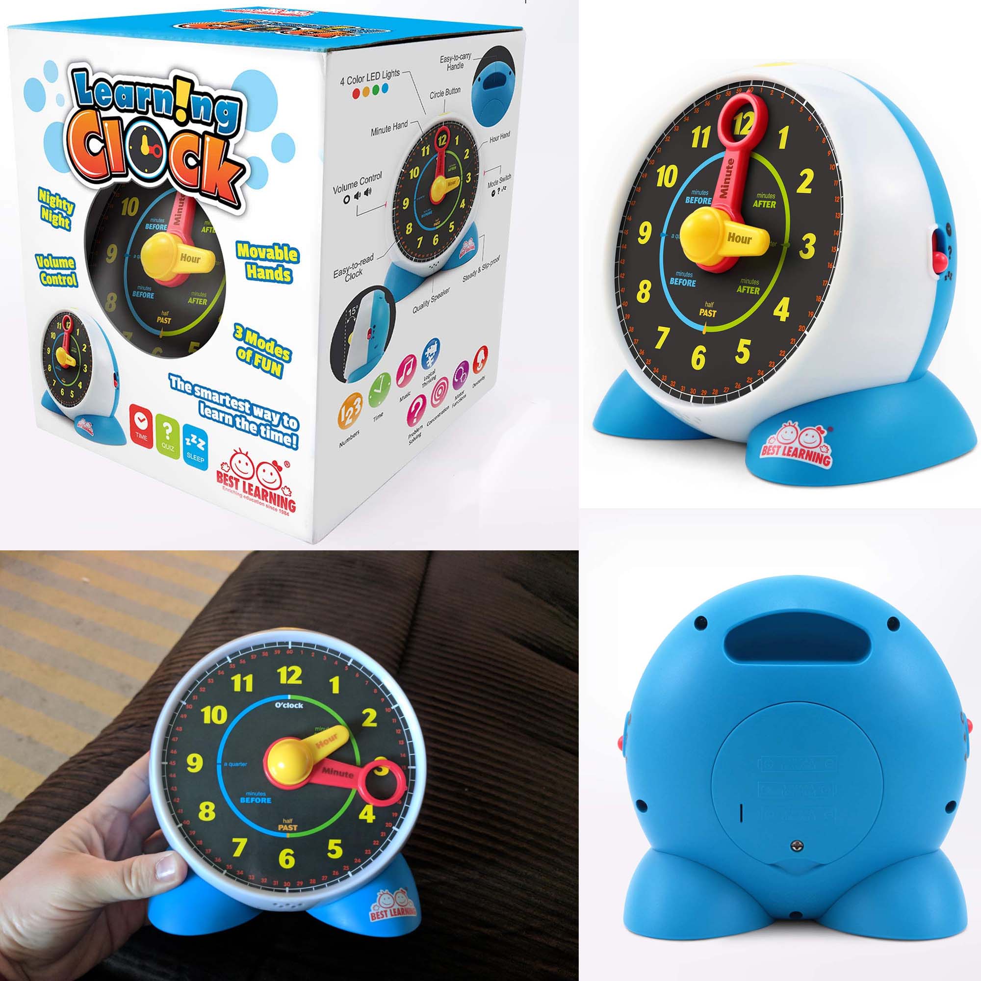 Best learning clock for hot sale toddlers