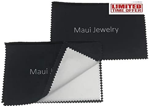  6 Pack Microfiber Jewelry Cleaning Cloth Set- 2Ply