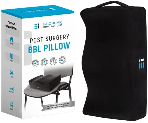 Brazilian Butt Lift Pillow – Post Surgery Recovery Seat - Grey