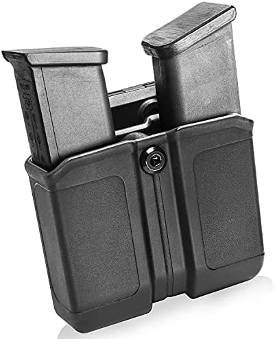 OWB Paddle Magazine Holster 9mm 40 Double Stack Pouch Holder Fit Glock Sig CZ SW 