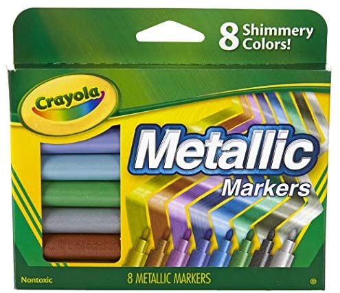 Crayola Washable Markers, Assorted Tropical Colors, 8 Count