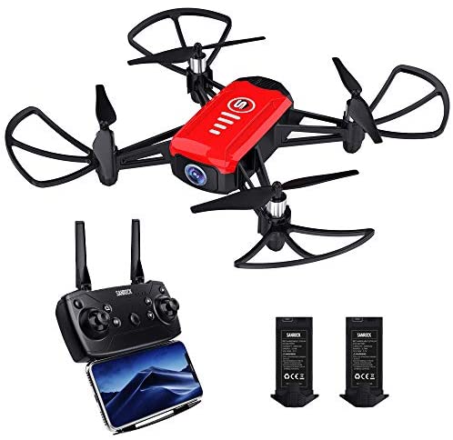 Quadcopter with 720P HD Camera Real-time Video Feed Great Gifts for Boys Girls Headless Mode One Key Take Off/Landing SANROCK H818 Mini Drone for Kids Route Mode Support Altitude Hold 