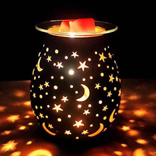 STAR MOON Ceramic Electric Plug in Candle Warmer for Home Dcor, Scentsy Wax  Warmer Candle Melter Burner, Ivy 