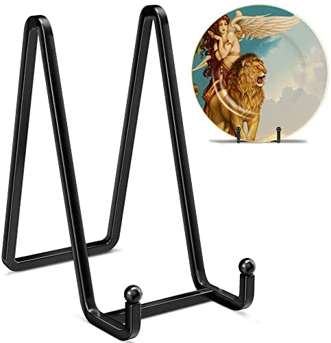 2 Pack Anti-Slip Plate Holder Display Stand, Picture Frame Holder Stand, Easel Display Stand, Book Display Stand, Size: 4