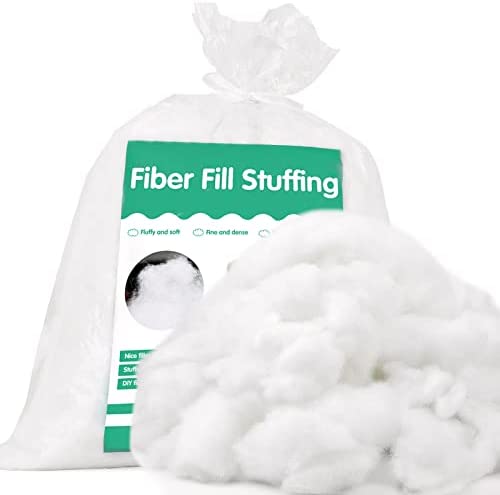 Tikjiua Pillow Stuffing for Couch Pillows,3.5OZ Polyester Fiber Fill  Stuffing, Polyester Pillow Fiber Fill, High Resilience Fiberfill Stuffing  for