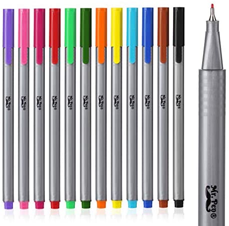 iBayam Colored Pens for Journaling Note Taking 36 Vibrant Colors Fineliner  Pens for Office School Teacher Student Classroom Supplies Journal Planner  Writing Back to School Supplies Fine Tip Markers