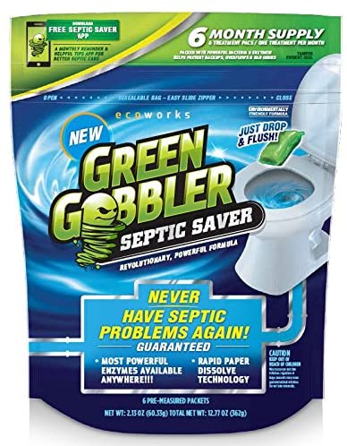RID-X Professional Septic Treatment, 12 Month Supply Of Powder (6 Packs x 2  Month Supply), 117.6 oz