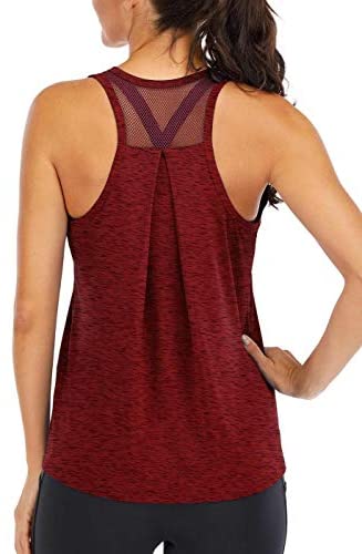 Fihapyli ICTIVE Workout Tops for Women Loose fit Racerback Tank