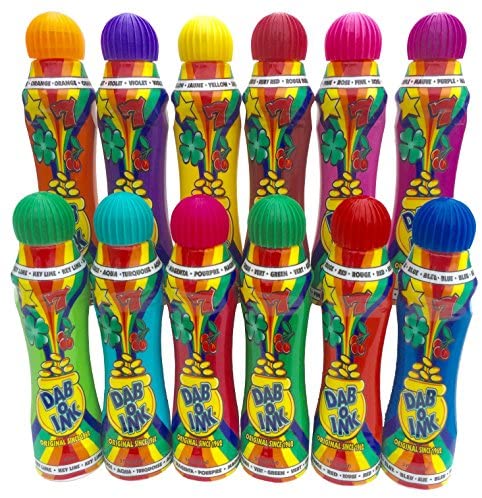 sunacme Washable Dot Markers for Toddlers Kids Preschool, 12-pack